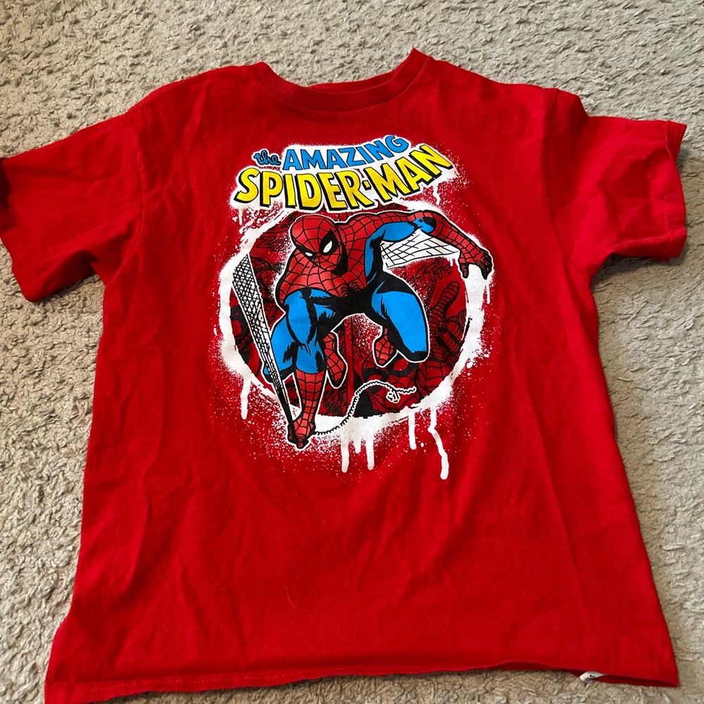 The Amazing Spider-Man Red Graphic Tee